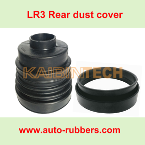 Rubber Dust Cover for Land Rover Discovery 3 4 Range Rover Sport, replacement part for air suspension strut and repair kit shock absorber.