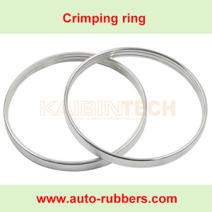 Mercedes W211 rear Air Suspension repair Kits Metal clamping o Ring A2113200725 A2113200825 clamps ring for Rubber Sleeve Bladder rubber Pillows Air Suspension Strut Repair Kits 1663206713 1663207113