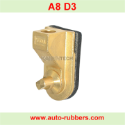 copper base for air valve air realese valve assemply on Air Suspension fix kits airmatic repair parts on Audi A8 D3 4E
