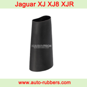 repair Jaguar air suspension leak, change air suspension jaguar rubber, jaguar air suspension fault, jaguar air suspension conversion kit