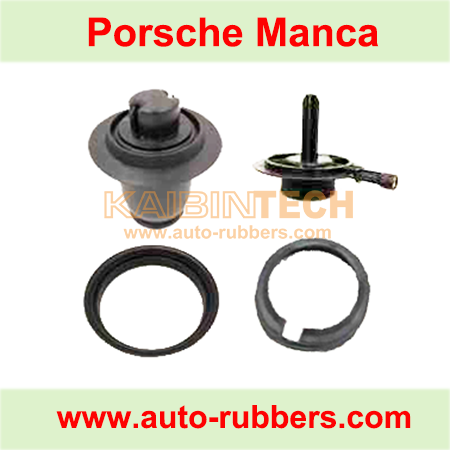 Porsche-Manca-rear-air-suspension-bag-repair-kits-plastic-parts-piston-cover-ring-kits